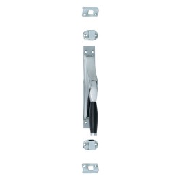 Deurespagnolet Ton 222 chroom mat/ebbenhout