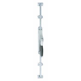 Deurespagnolet Ton 400 chroom mat/ebbenhout