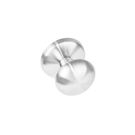 Voordeurknop vast paddestoel rvs