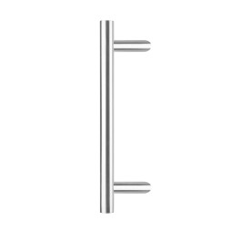 Deurgreep T-schuin 700x90x30 mm rvs geborsteld