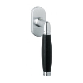 Raamkruk Ton 222 chroom mat/ebbenhout