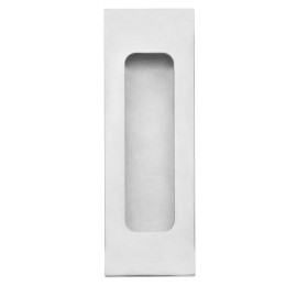 Schuifdeurkom rechthoek 120x40mm blind rvs
