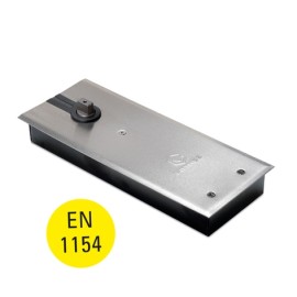 RVS vloerveer, max. opening 130°