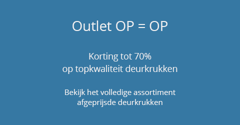 RVS deurbeslag Outlet OP = OP